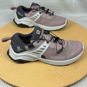 Salomon | Women’s X Raise GTX Waterproof Purple Outdoor Hiking Shoes | Size 8.5